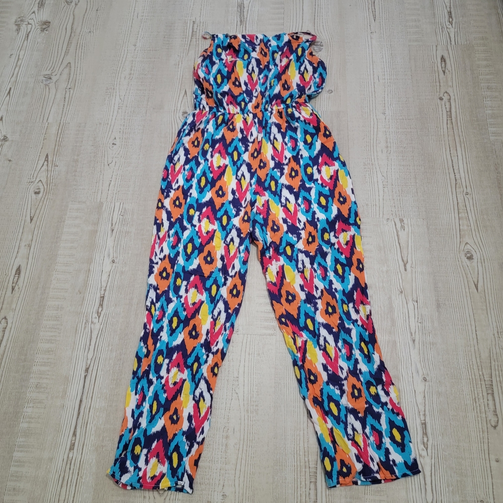 Emily Wonder Seek Me Out Vibrant Multicolor Women's Jumpsuit Medium